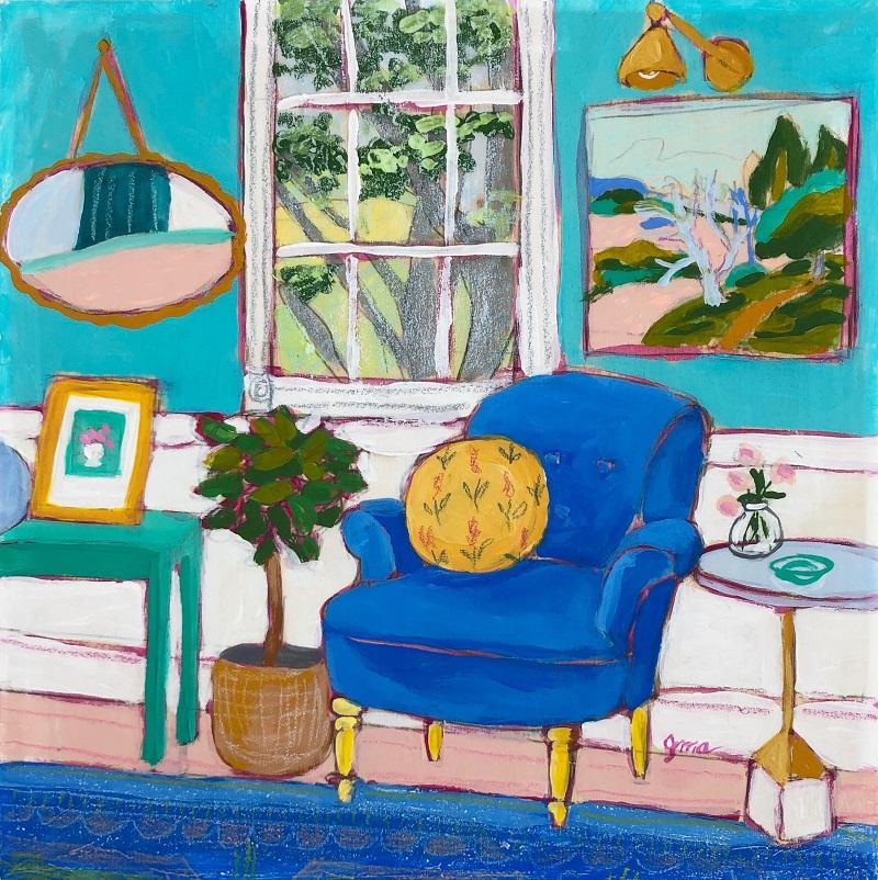 seated 28 painting by jennifer allevato fine art