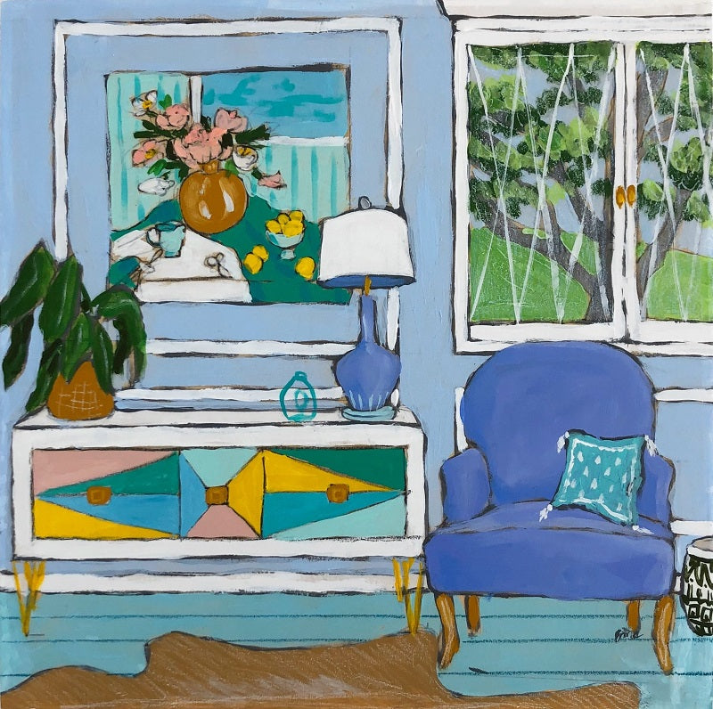 seated 36 interior painting by jennifer allevato fine art