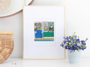 Seated 7 Art Print 8.5x11"