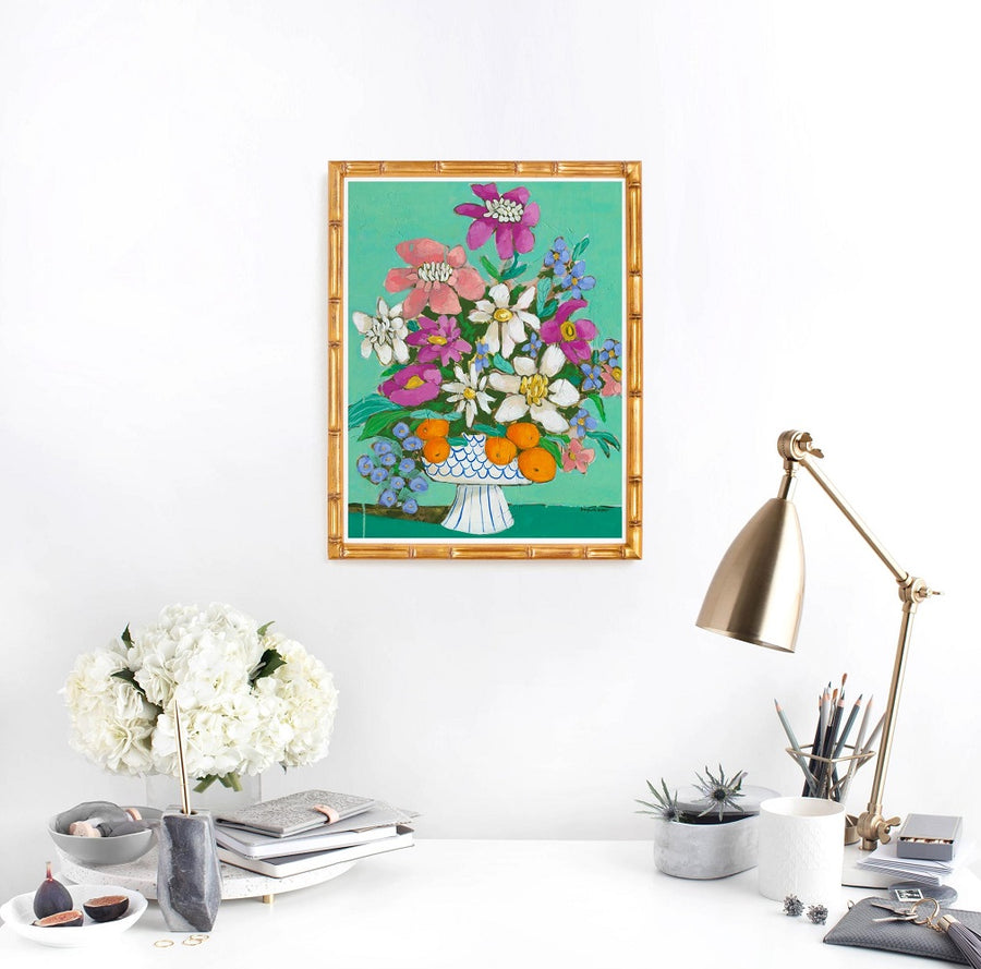 The Perfect Day floral print by Jennifer Allevato